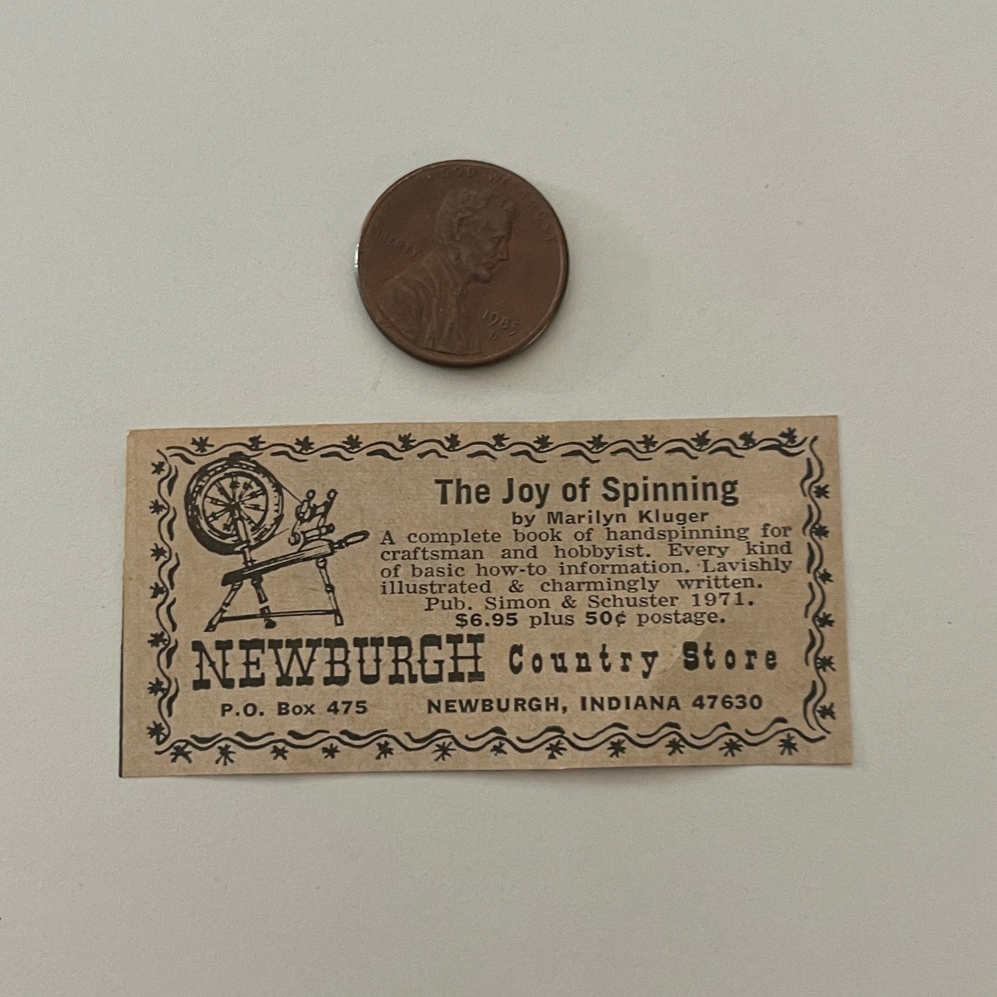 Newburgh Country Store Marilyn Kluger Newburgh IN 1971 Magazine Ad SAG4-S18