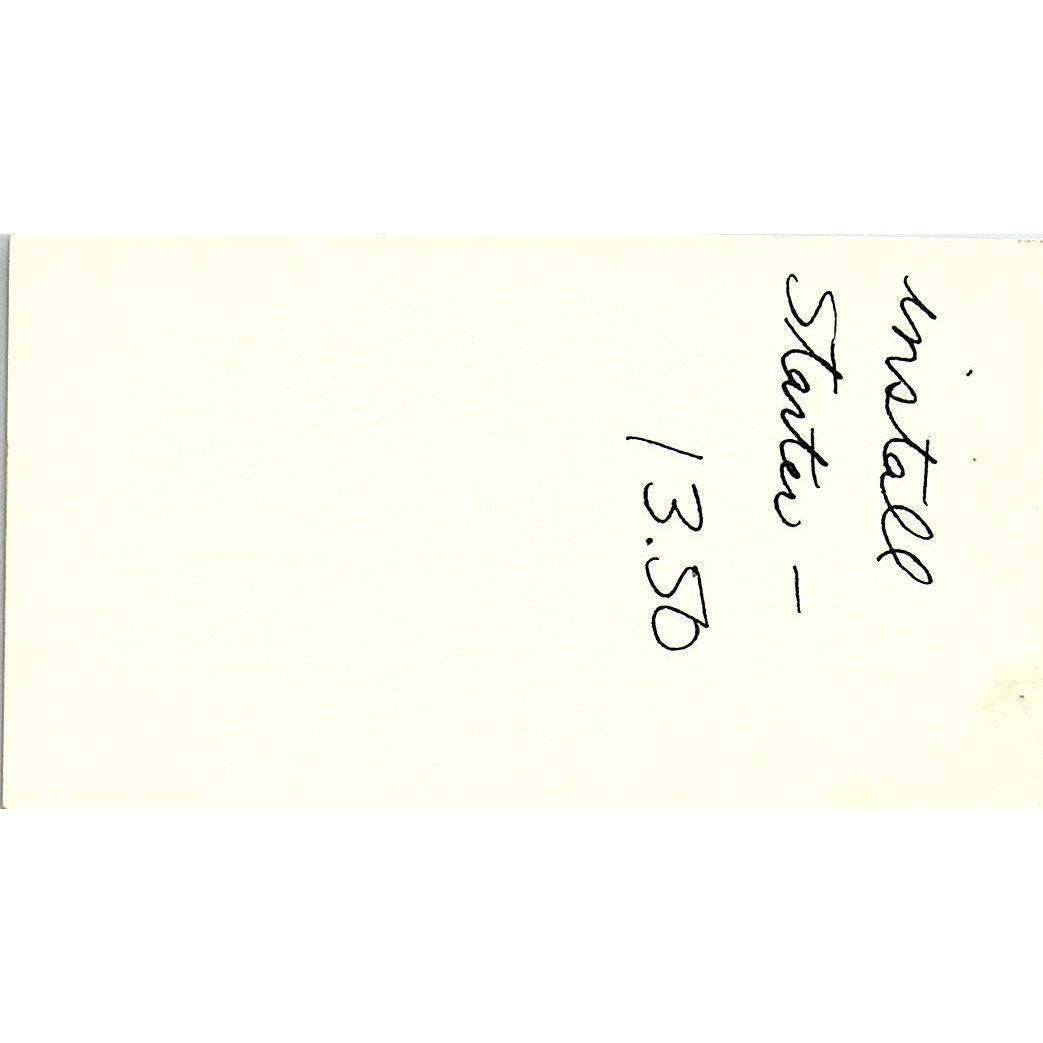 Jerry Schmidlin AAA Northshore Mobil Houston Vintage Business Card SE3-B15