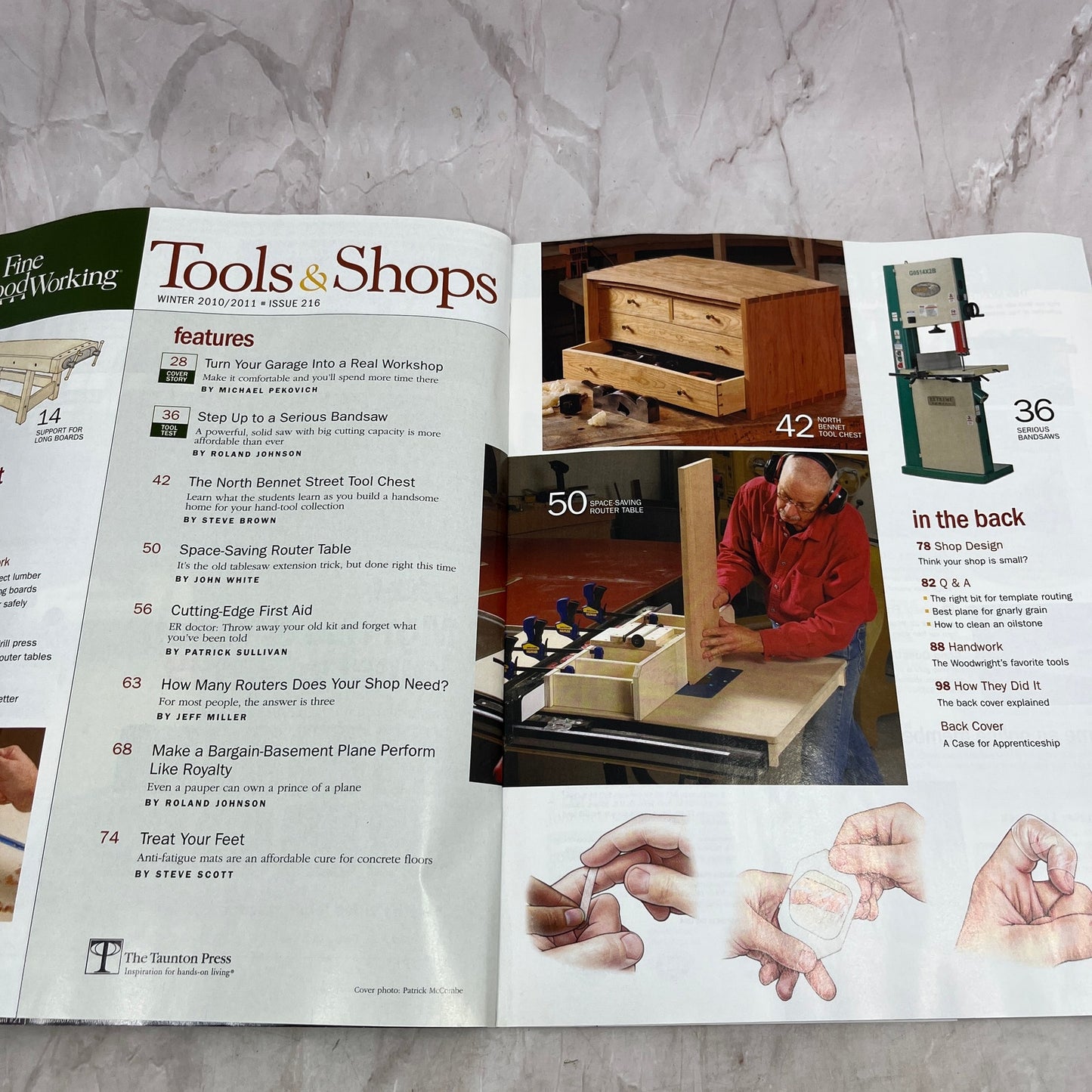 Tools & Shops - Winter 2011 No 216 - Taunton's Fine Woodworking Magazine M34
