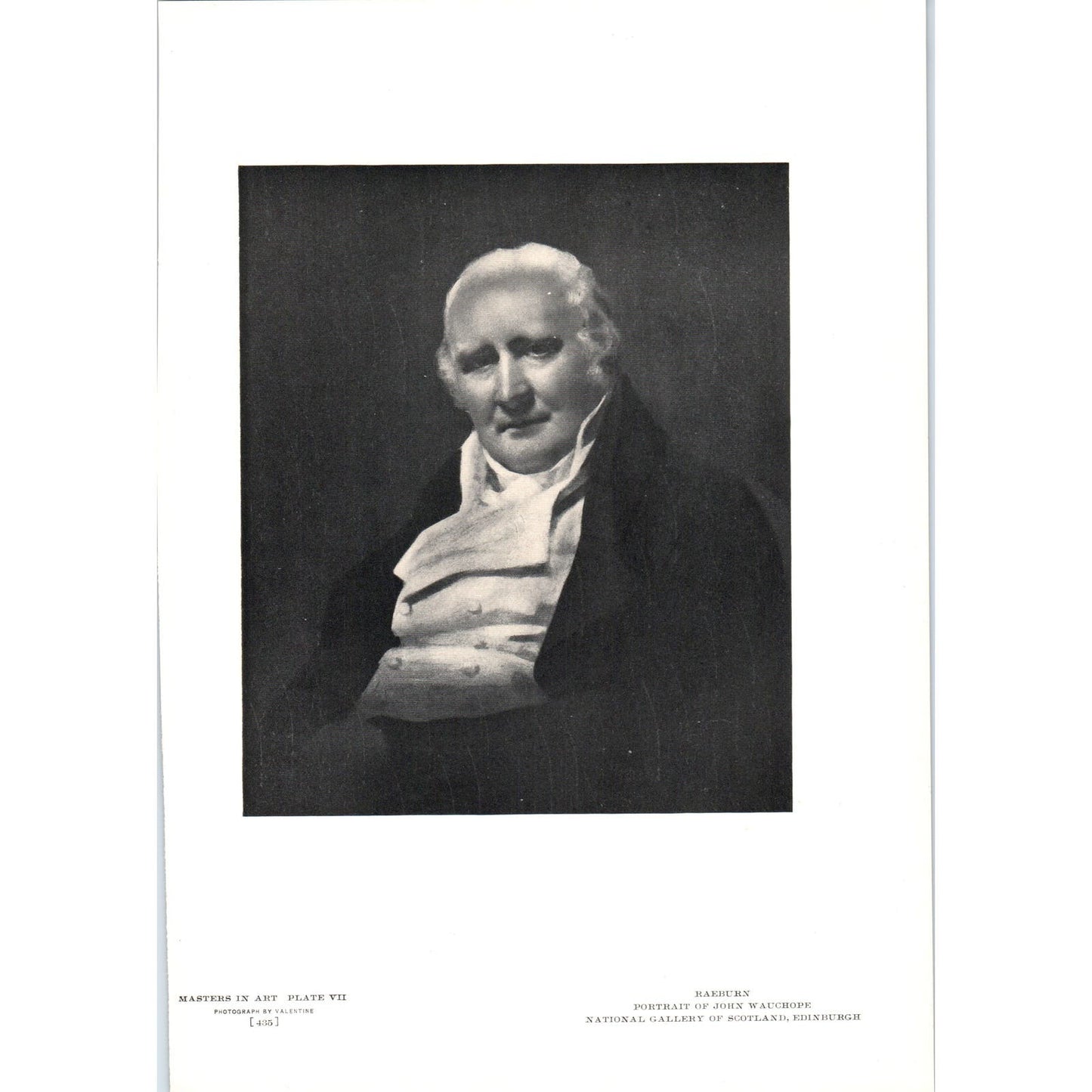 Portrait of John Wauchope - Raeburn c1905 Art Print D16