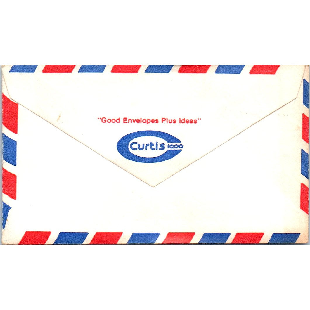 Steven Casey Curtis 1000 Envelopes Houston TX Vintage Business Card SD4-B4