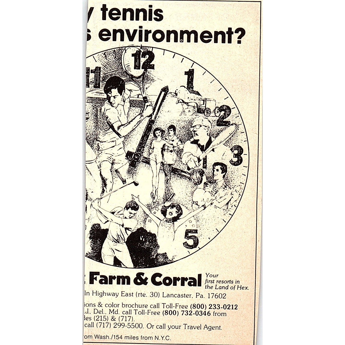 Curry College Tennis Camp Solomon, Overton, Gerulaitis Milton MA 1977 Ad AF3-Q1