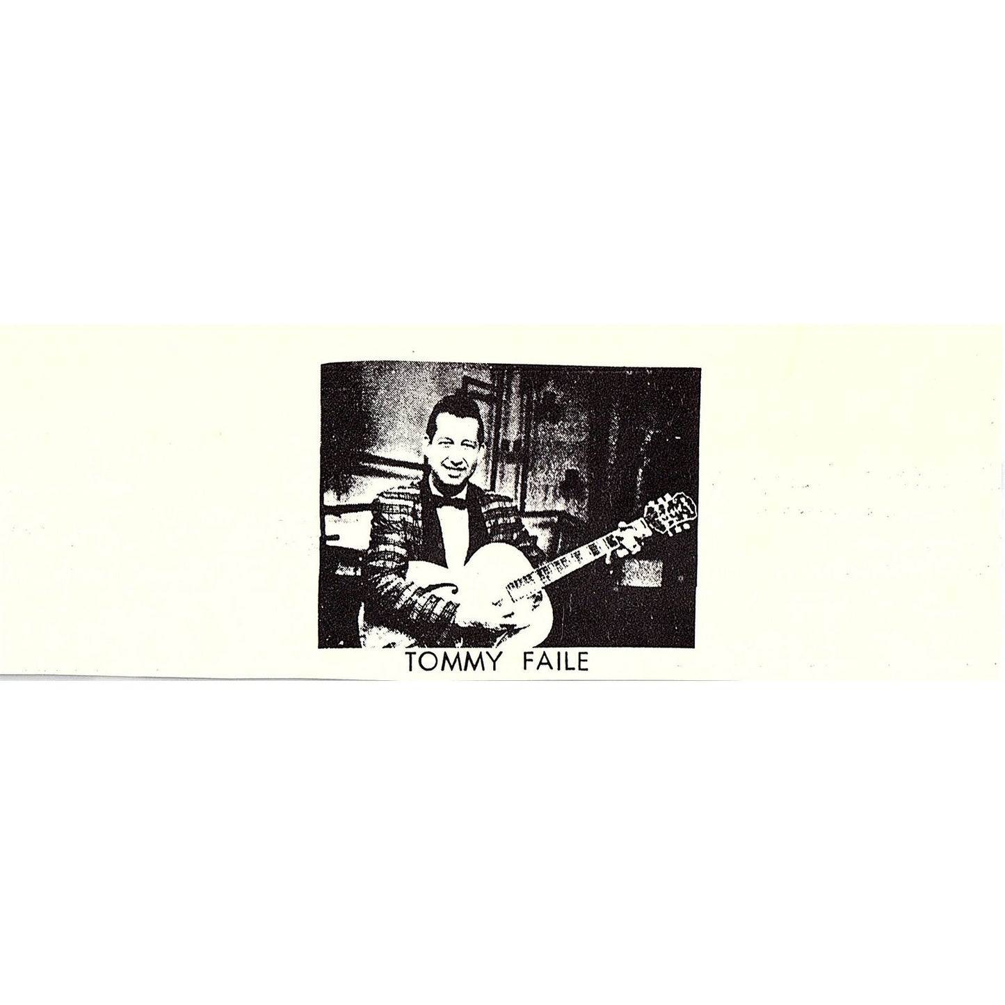 Photo of Tommy Faile Martinsville VA 1960s Ad AG2-5
