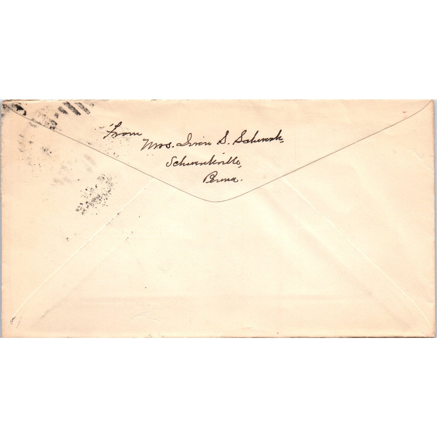 1920 Perkiomen Valley Mutual Fire Ins Collegeville PA Postal Cover TG7-PC2