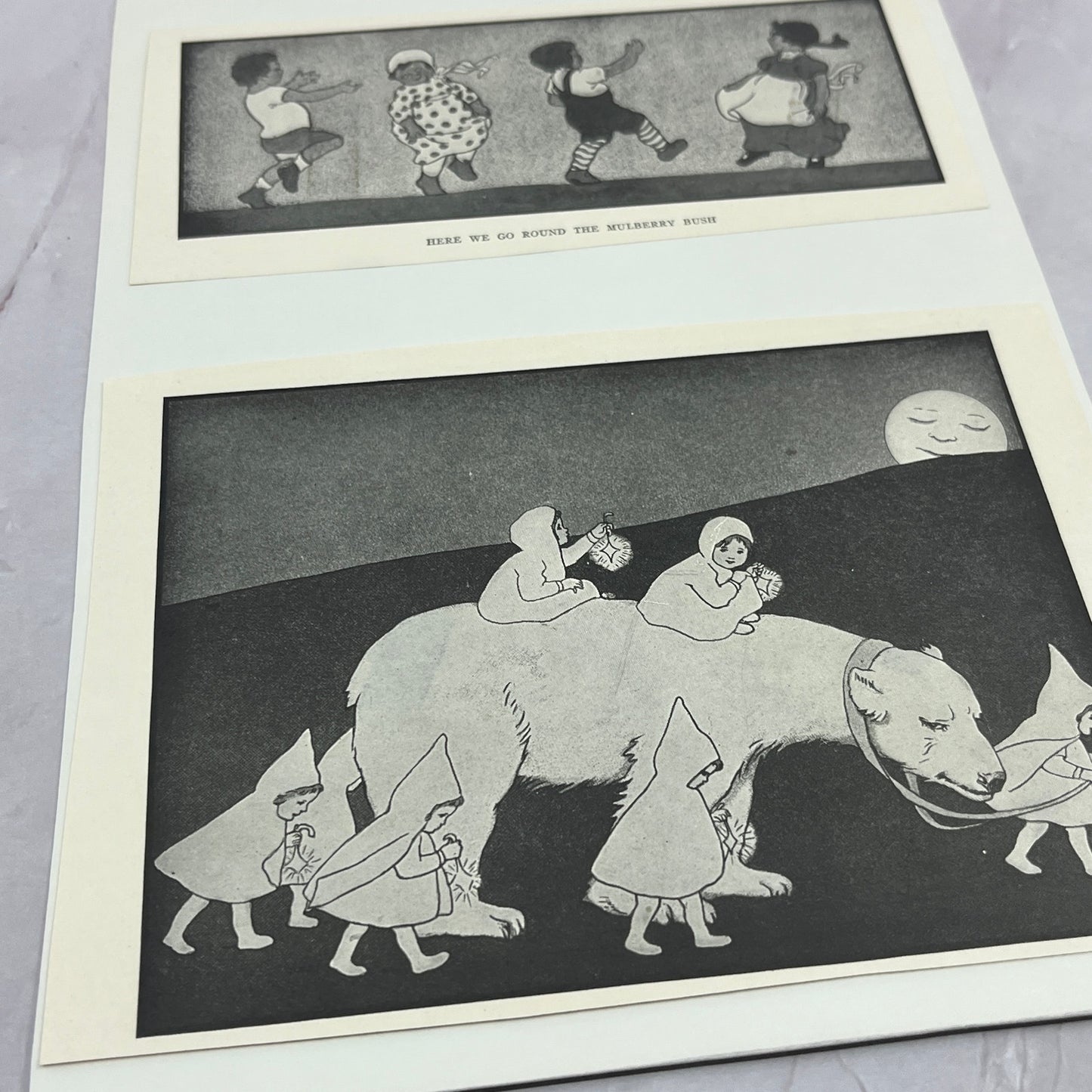 Antique c1920s Illustrations The Star Children - Alfred Listal Mulberry Bush V18