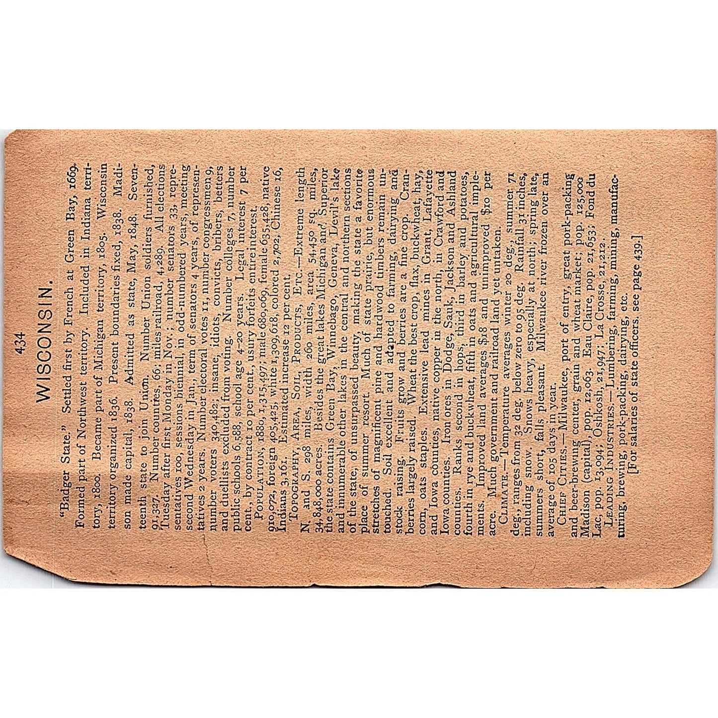 Antique 1889 Map of Washington TY. 1889 Pocket Map Engraving SAG4-H3