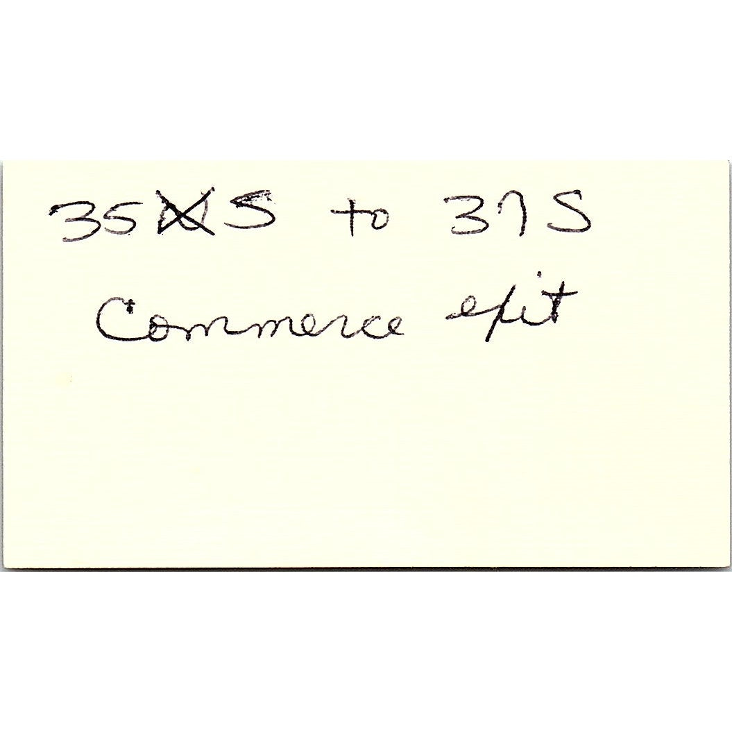 Stratford House Inn Maria Puente San Antonio Vintage Business Card SD9-B14