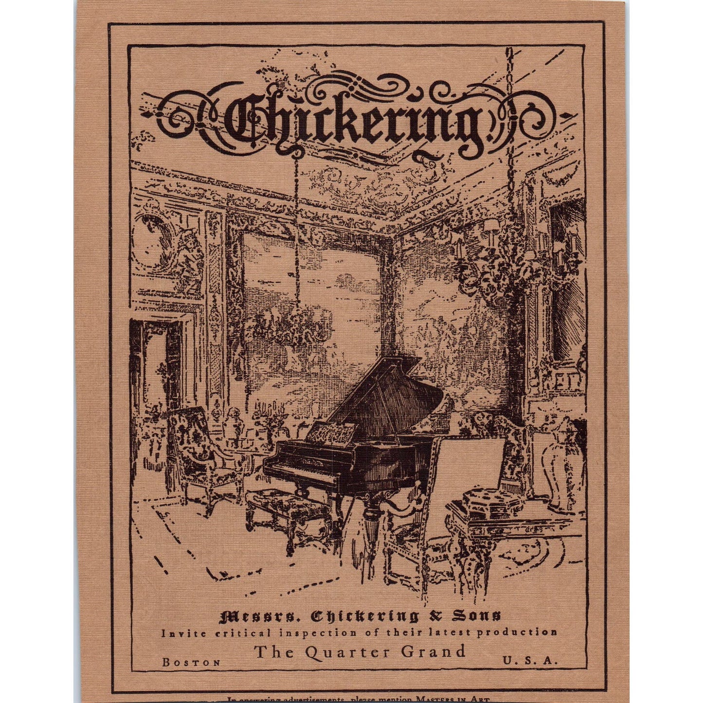 Upholstery Department Shepard, Norwell Co. Boston c1905 Victorian Ad D13