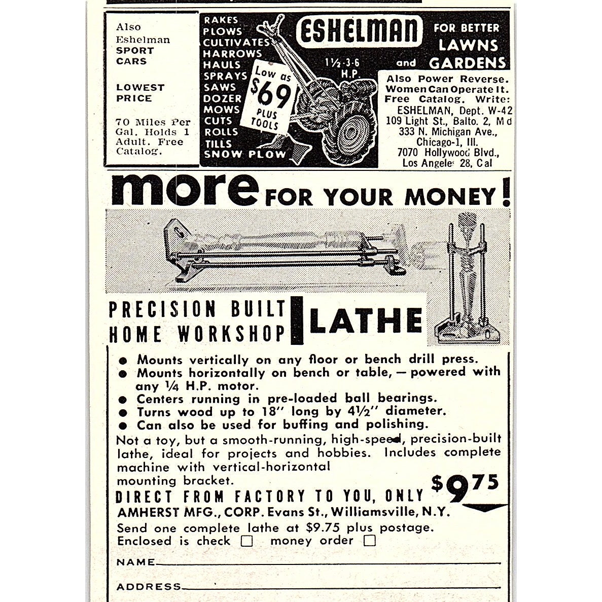 Casco Ash-Guard Pop-Out Car Lighter Bridgeport CT 1955 Ad AF9-M2