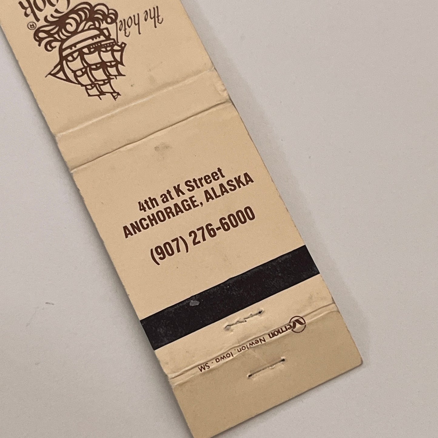 The Hotel Captain Cook Anchorage AL Vintage Matchbook Cover MB59-3