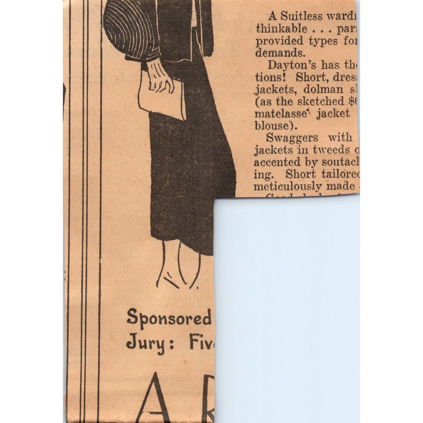 Liberal Kansas Jackrabbit Hunting Drive 1935 Newspaper Article AE7-N3