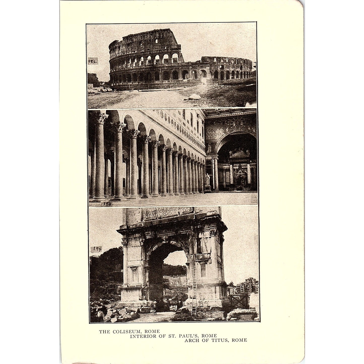 The Coliseum, Rome 1905 Art Print SAG4-5