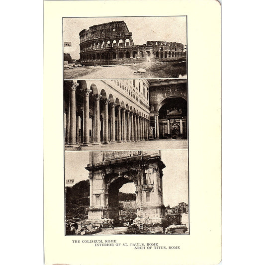 The Coliseum, Rome 1905 Art Print SAG4-5