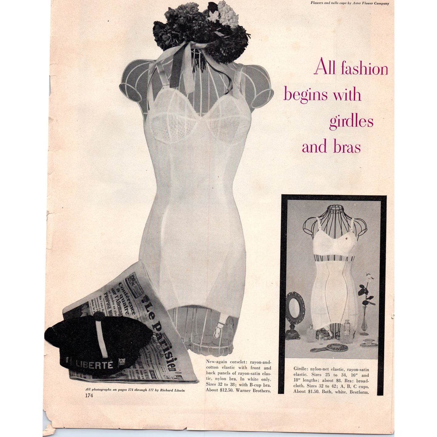 Springmaid Springs Cotton Mills Lancaster SC Vintage Magazine Advertisement D9