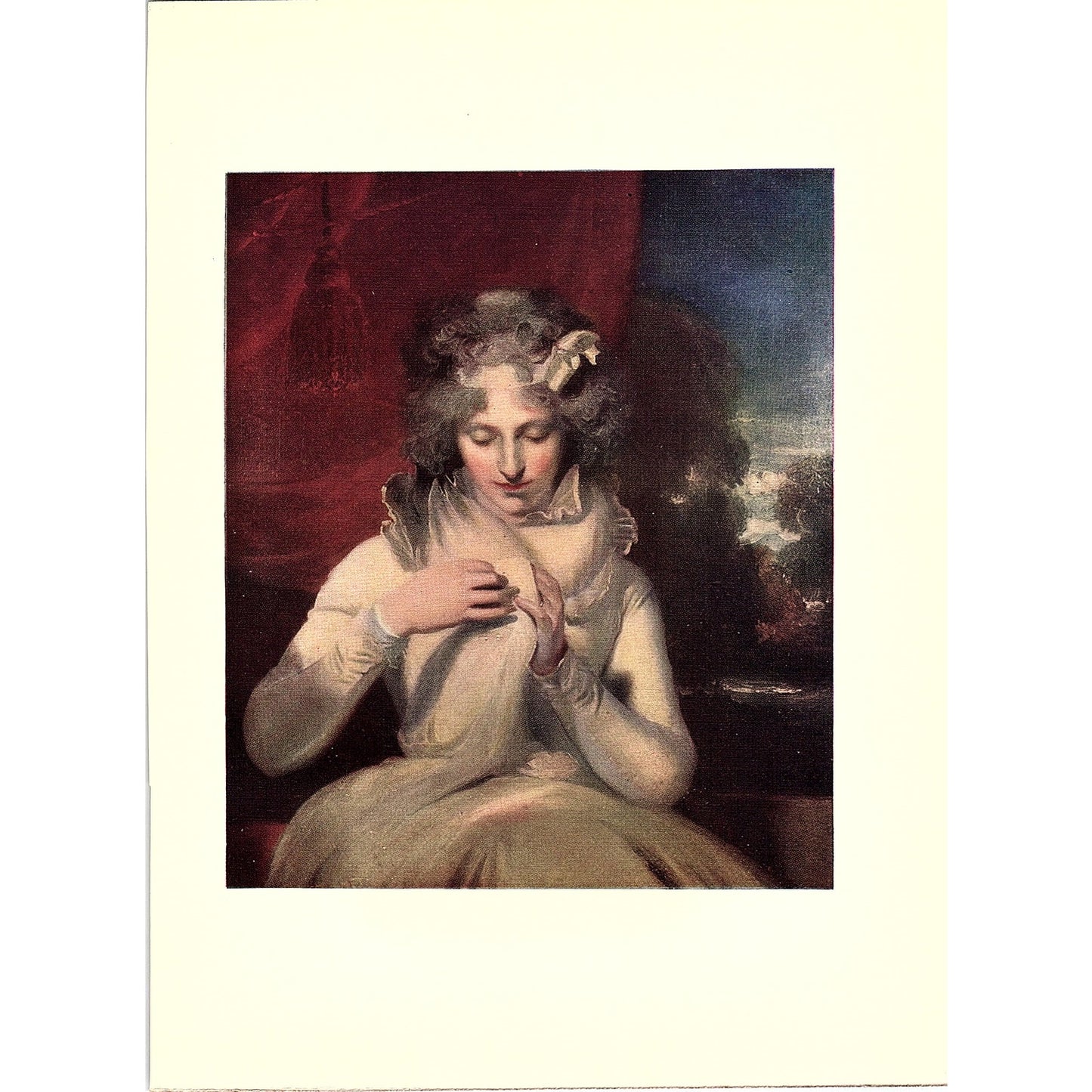 Miss Georgina Lennox, Afterwards Countess Bathurst - Lawrence c1910 Print AG5-5