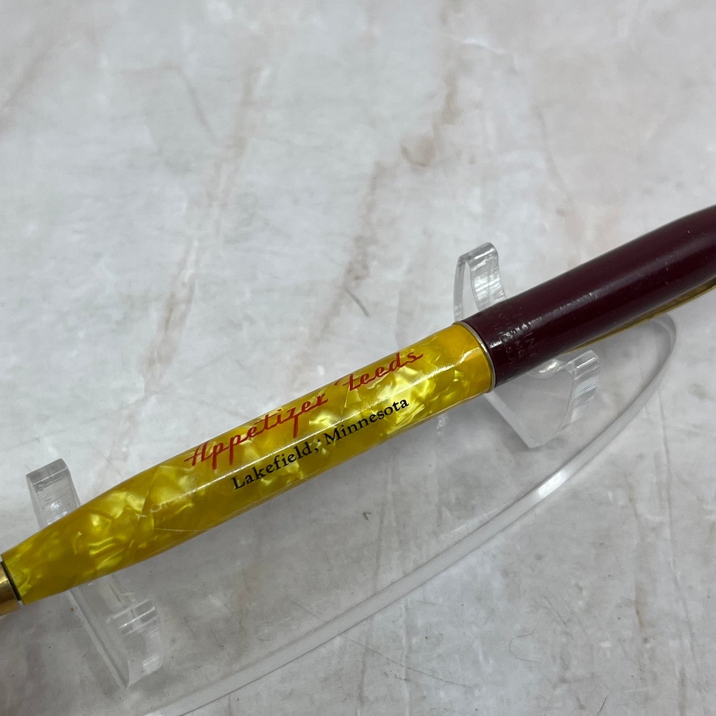 Appetizer Feeds Lakefield MN Vintage Advertising Mechanical Pencil SB3-P1