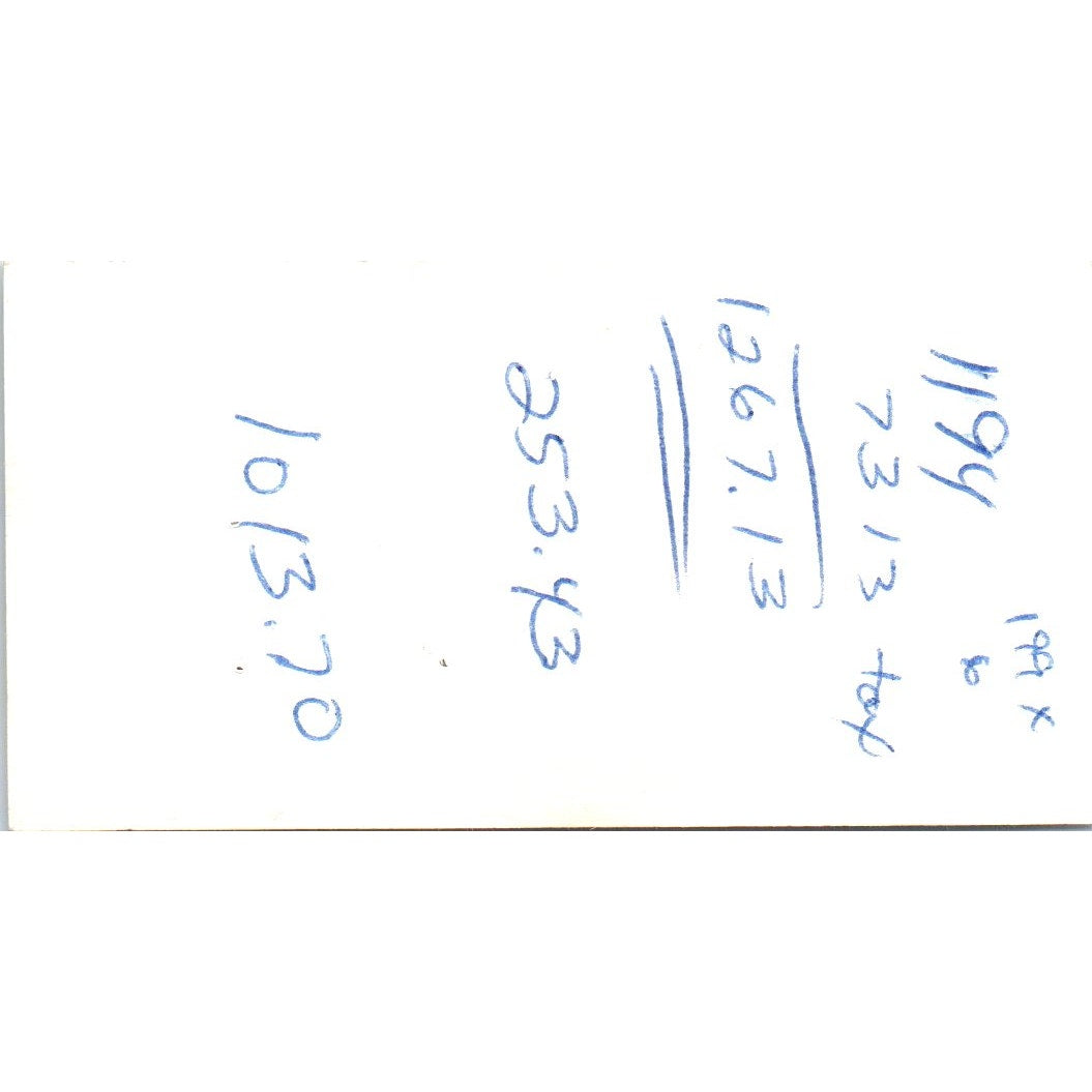 Cynthia M. Cannizzaro D&F Design Group Houston Vintage Business Card SD8-B20