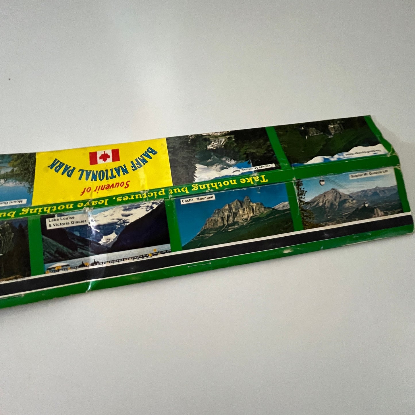Banff National Park Alberta Canada Super-Long 15" Souvenir Vintage Matchbook TB7