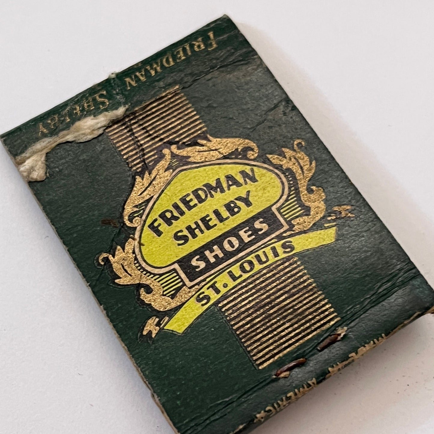 Sherburne Mercantile Co Browning MT Friedman Shoes Vtg Matchbook Cover TB8-MB3-8