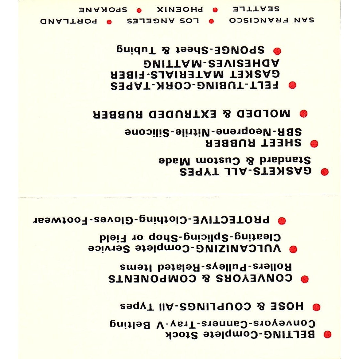 A.B. Boyd Co Bruce Shafer Salem Portland Oregon Vintage Business Card SB4-B8