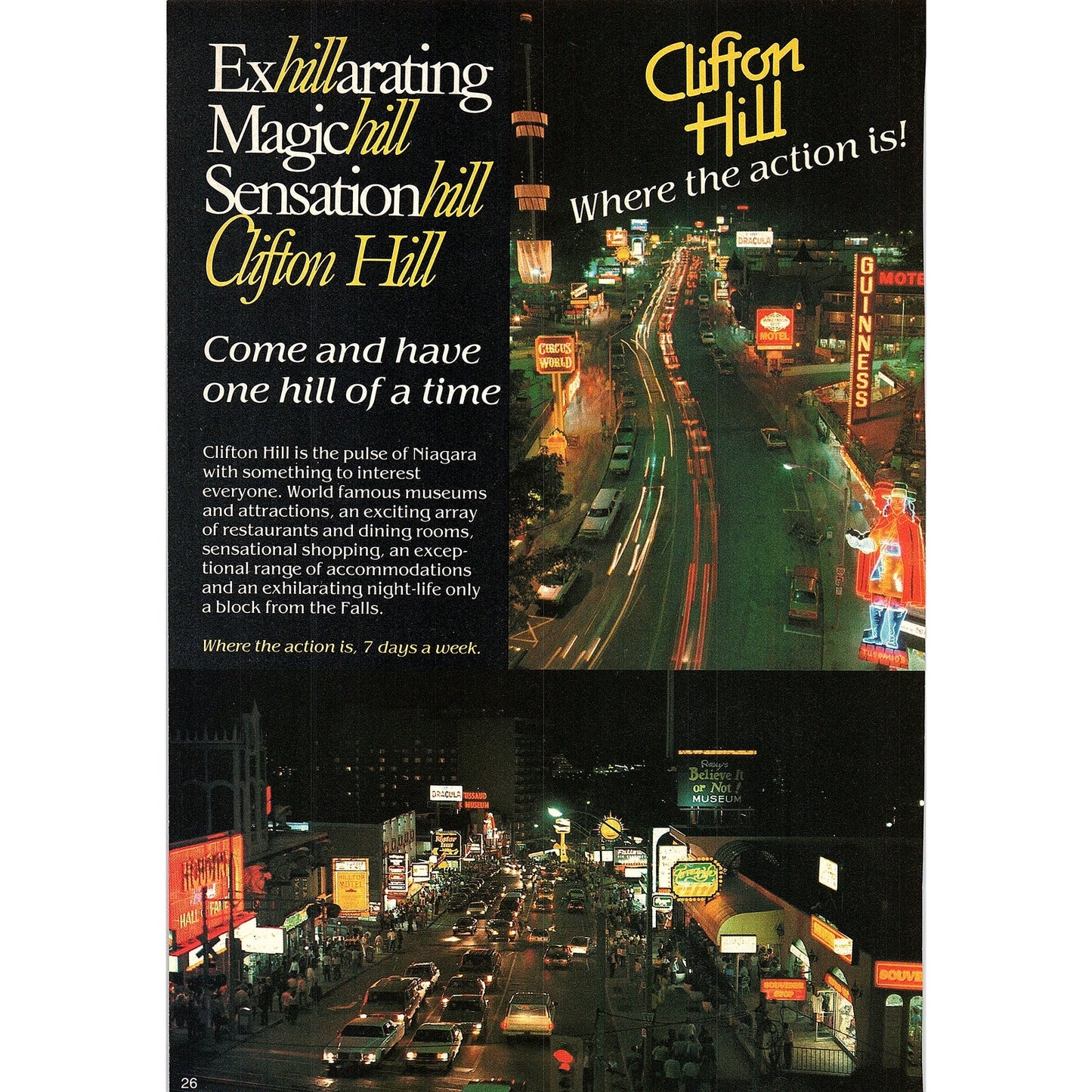 Michael's Inn overlooking The Falls on the Niagara River Niagara Falls ON SAG4-2