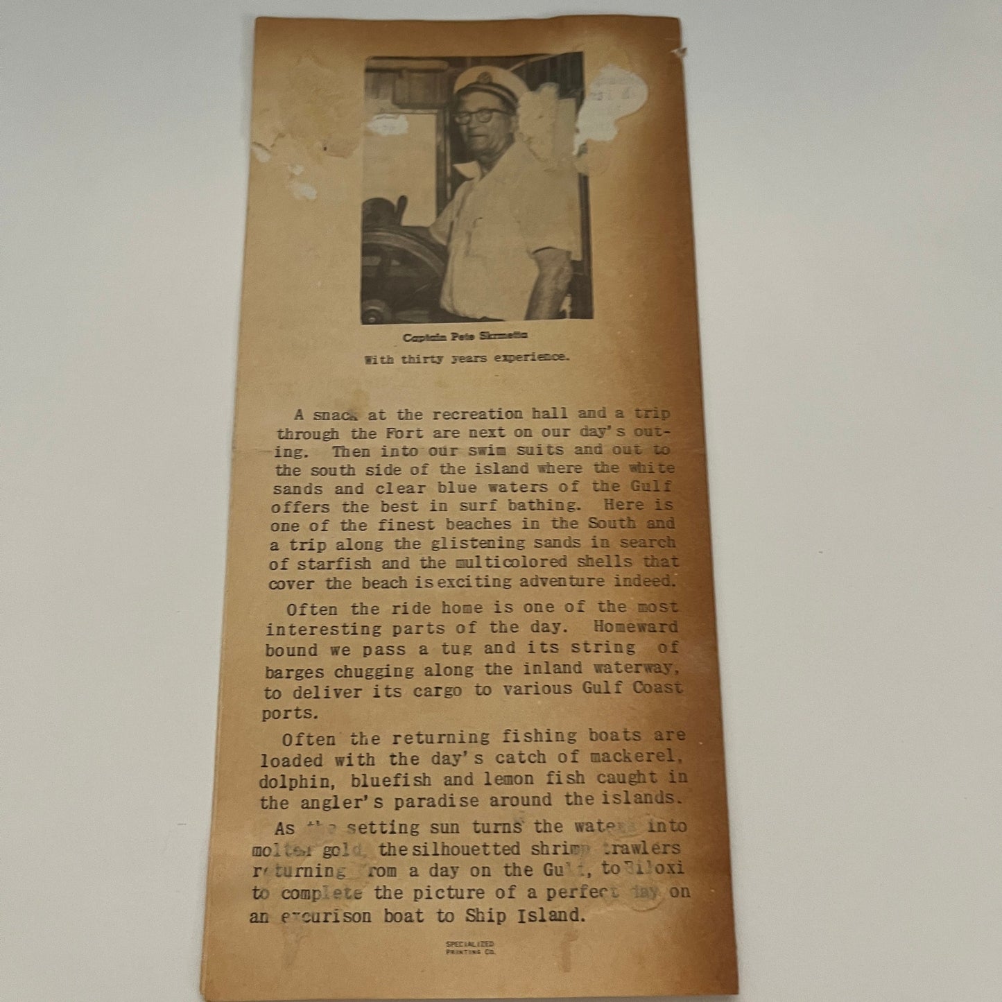 Pan-American Clipper Ship Island Barkev's Dock Sistrunk 1953 Brochure AG8-H5