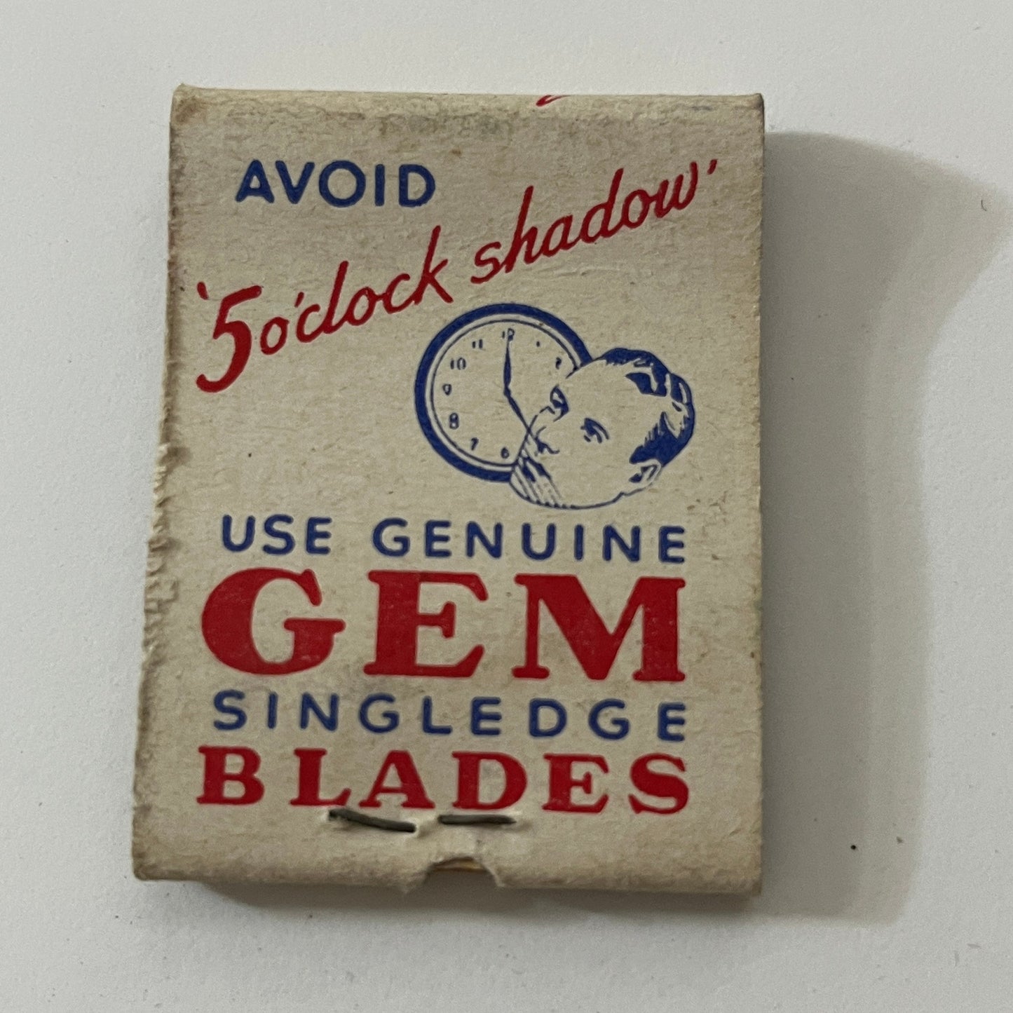 Gem Blades Naval Aviation Jargon Ballooning Vintage Matchbook Cover TB6-MB1-1