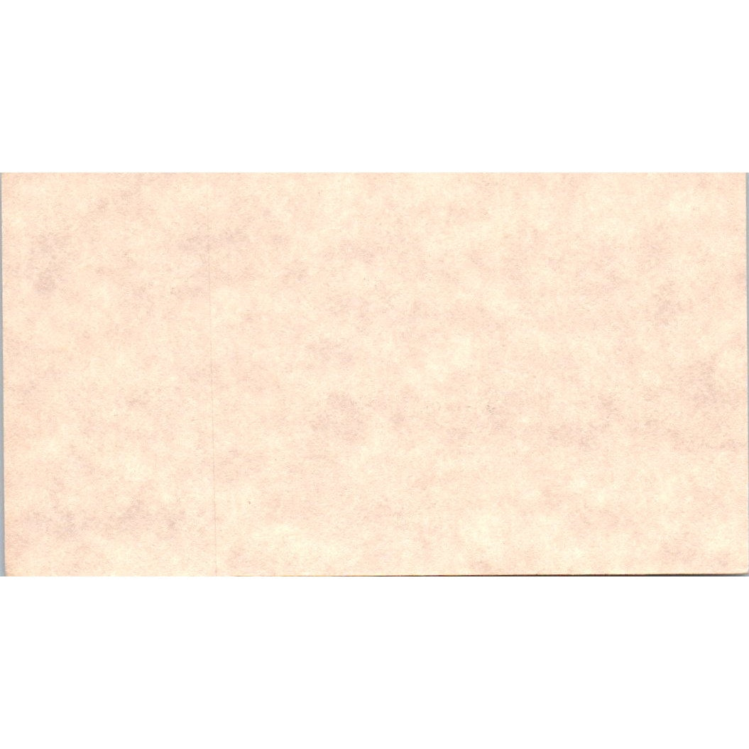 Don Barney's Family Restaurant Long Beach CA Vintage Business Card SD8-B6