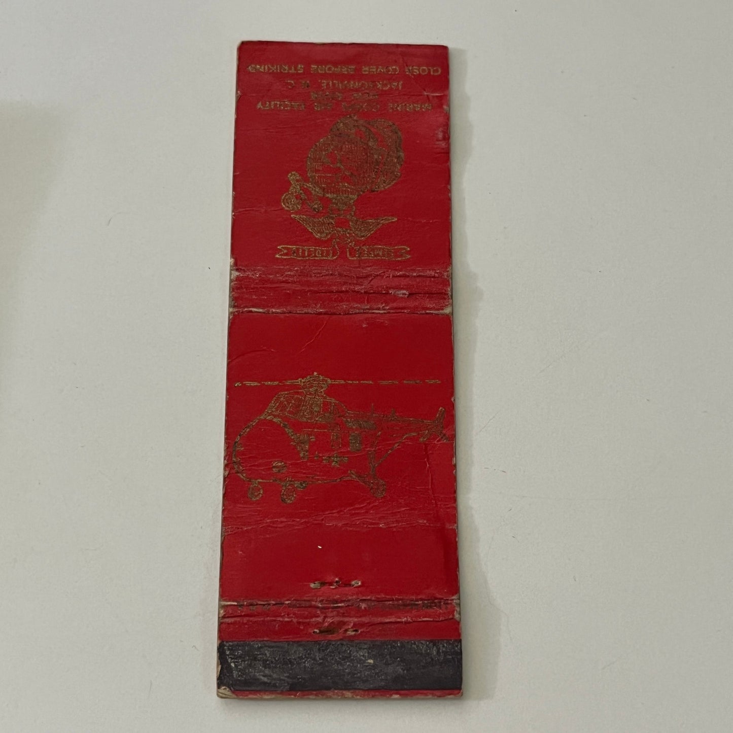 Marine Corps Air Facility New River Jacksonville NC Vtg Matchbook Cover MB8-6