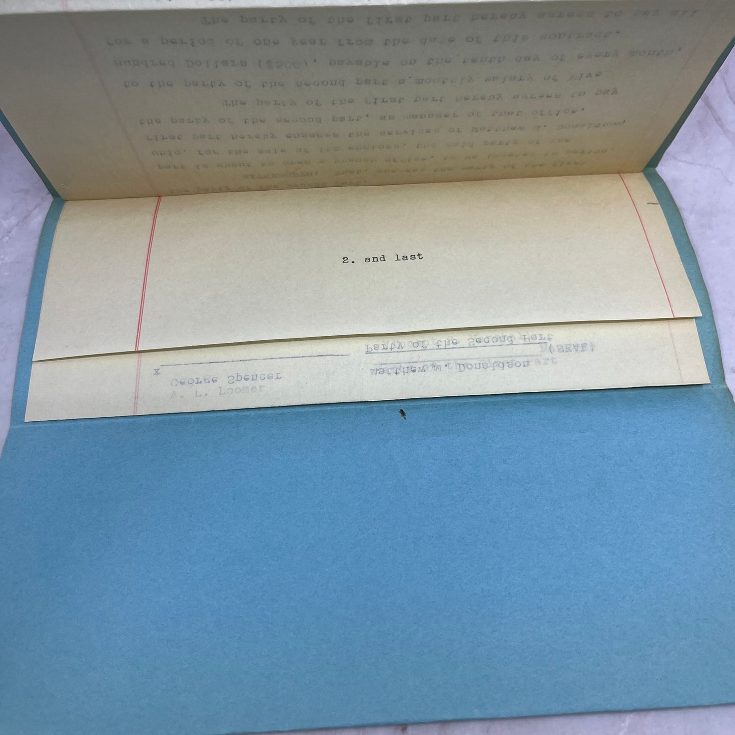1939 Emporia Engineering Works & Matthew M. Donaldson Agency Contract TA9-E2