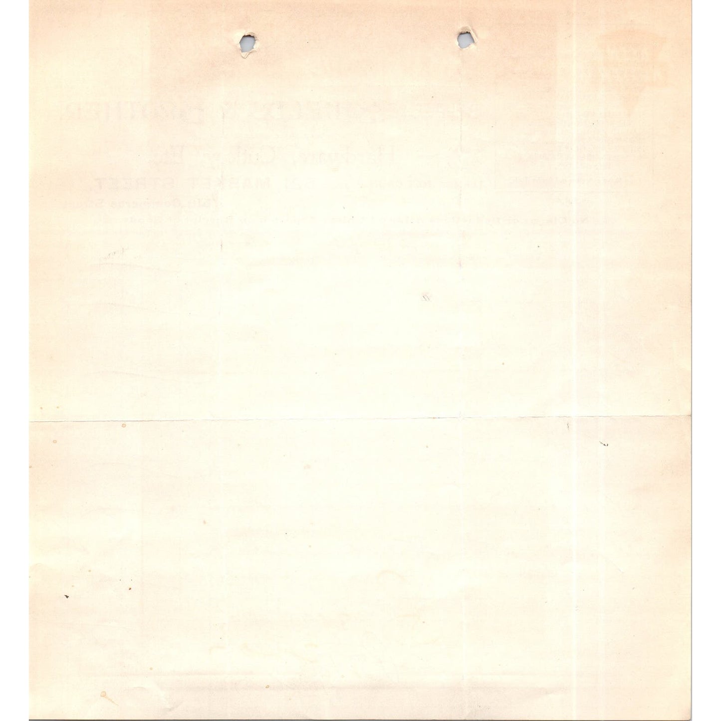 1907 Shields & Brother Hardware Philadelphia Letterhead Billhead Receipt D11