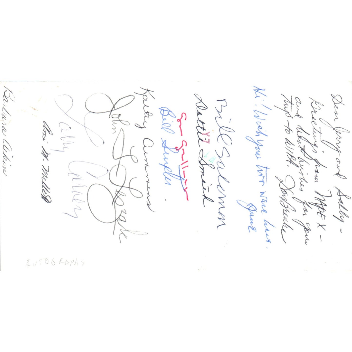 1981 Napex Station Statue of Liberty Red Cross Autographed Postal Cover TI5-PC1