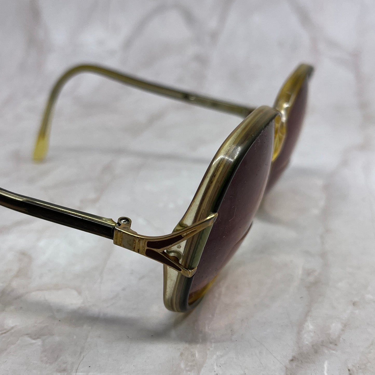 Retro Joan Collins Promises J-16 Brown Sunglasses Eyeglasses Frames TG7-G1-9