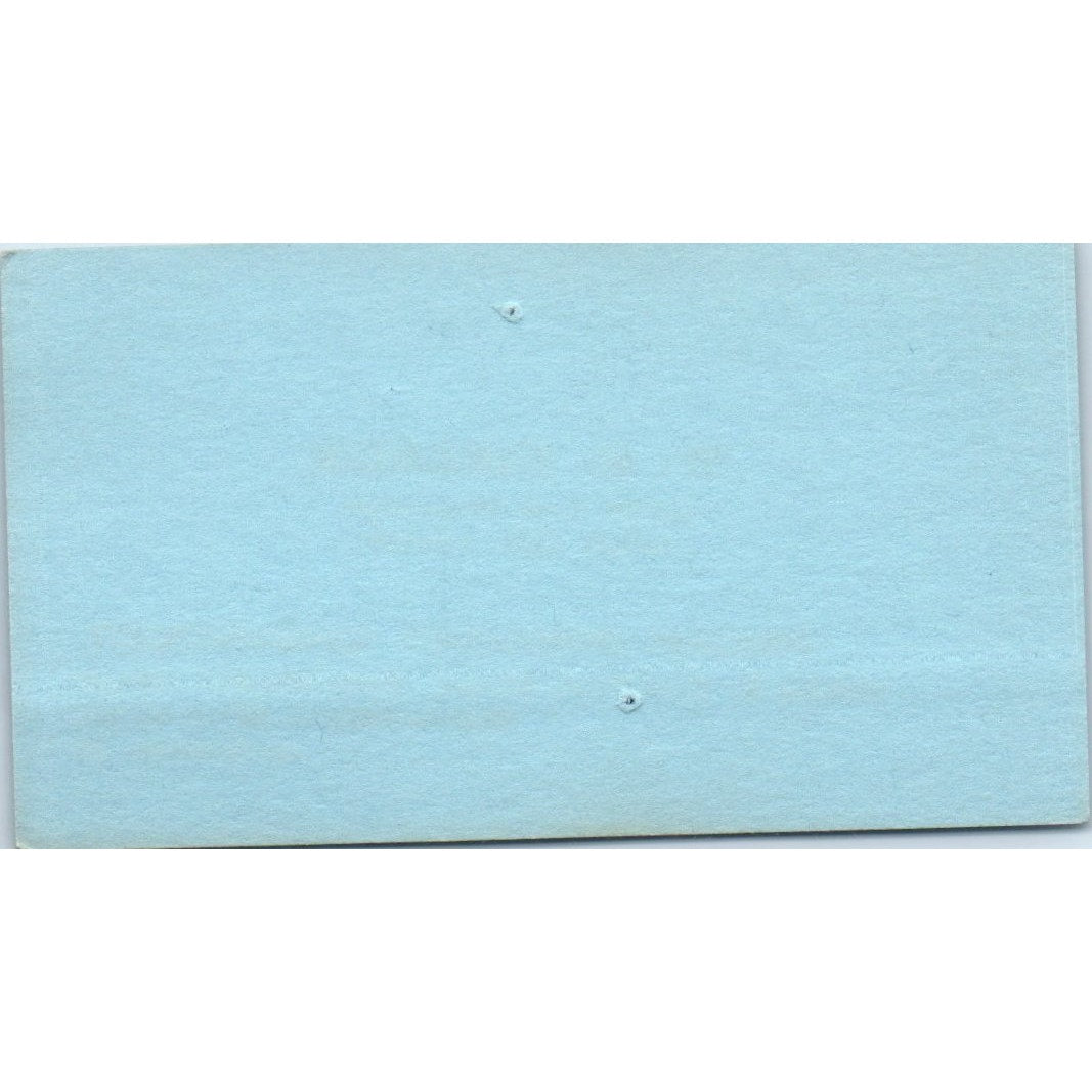 John Hand Paramount Chevrolet Co Downey CA Vintage Business Card SE3-B7