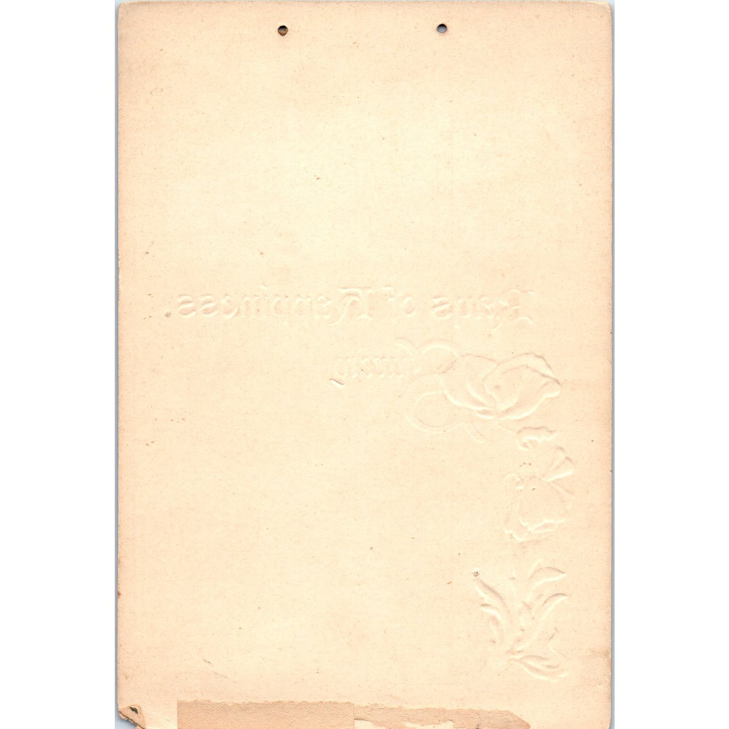 1926 Rays of Happiness Washington Irving Poem Card 4.5x7.5" AB9