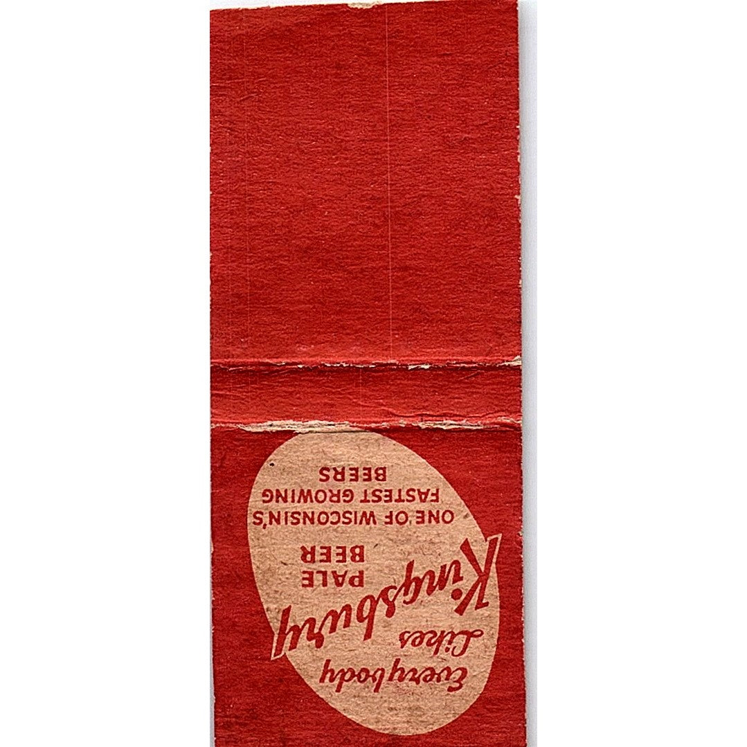 Dew Drop Inn Otto Gerschke Brown Deer Rd Milwaukee Vtg Matchbook Cover SF3-Y9