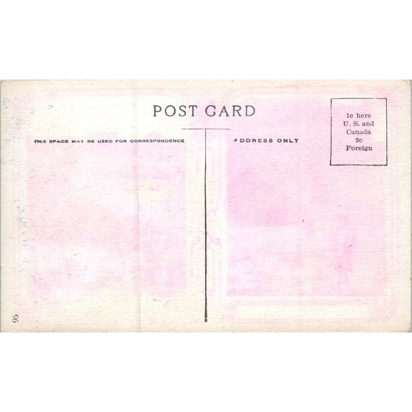 Art Galleries, Library Vatican Rome 1909 Original Postcard P2-8