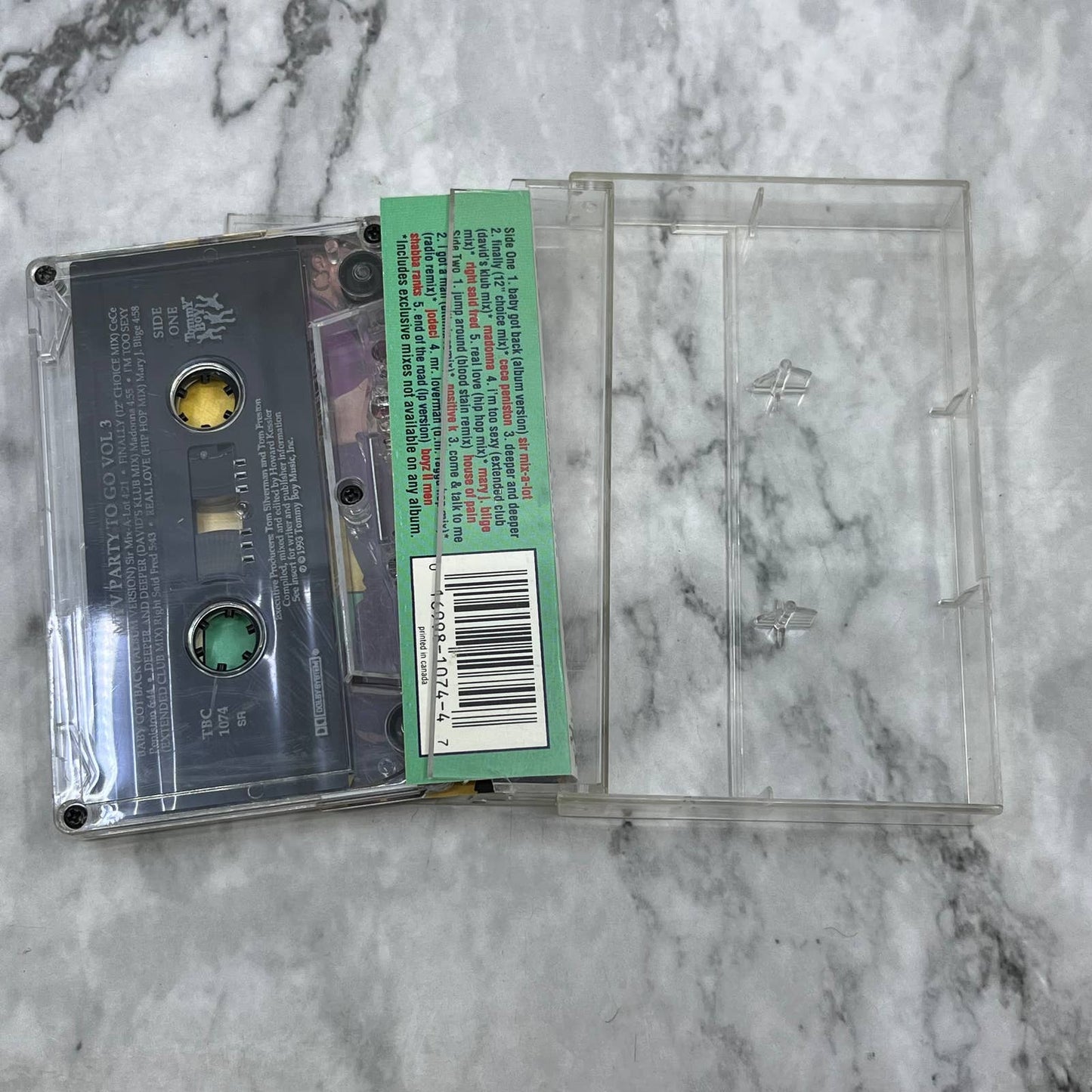 MTV Party To Go Volume 3 Dance Mixes Cassette Tape TC7-50