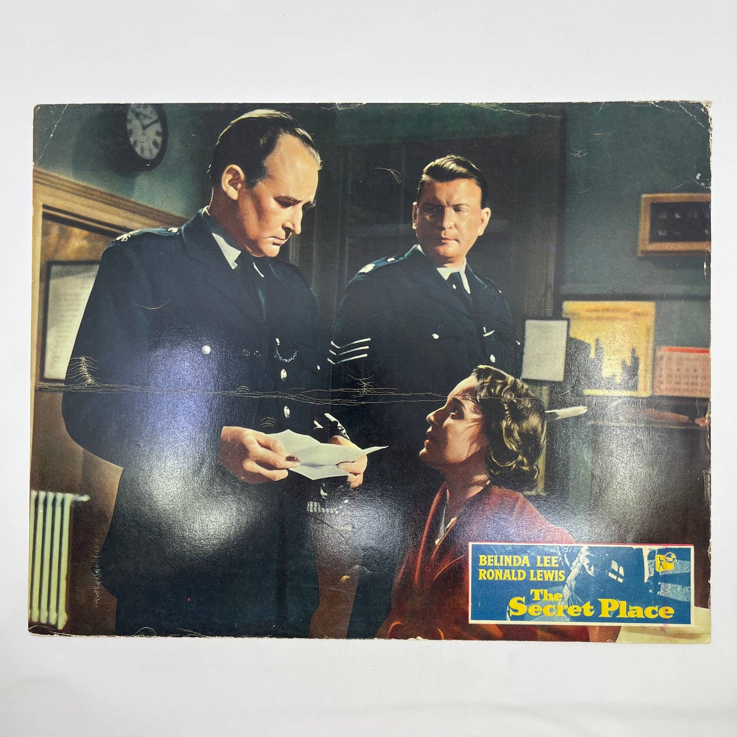 1958 The Secret Place Belinda Lee Ronald Lewis British Lobby Card 10 FL4
