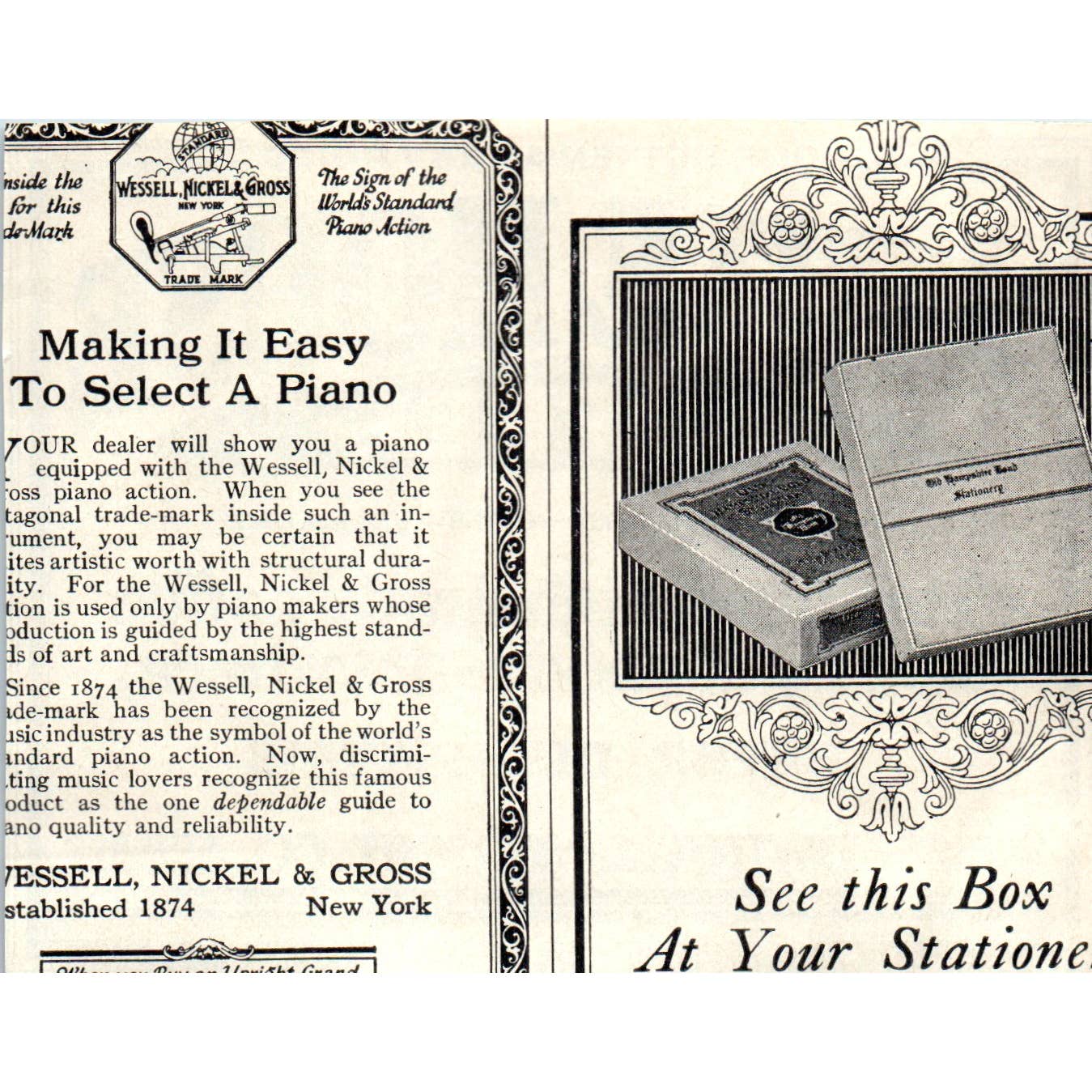 c1920 Harper's Magazine Ad - White House Coffee Dwinell-Wright Co EA3