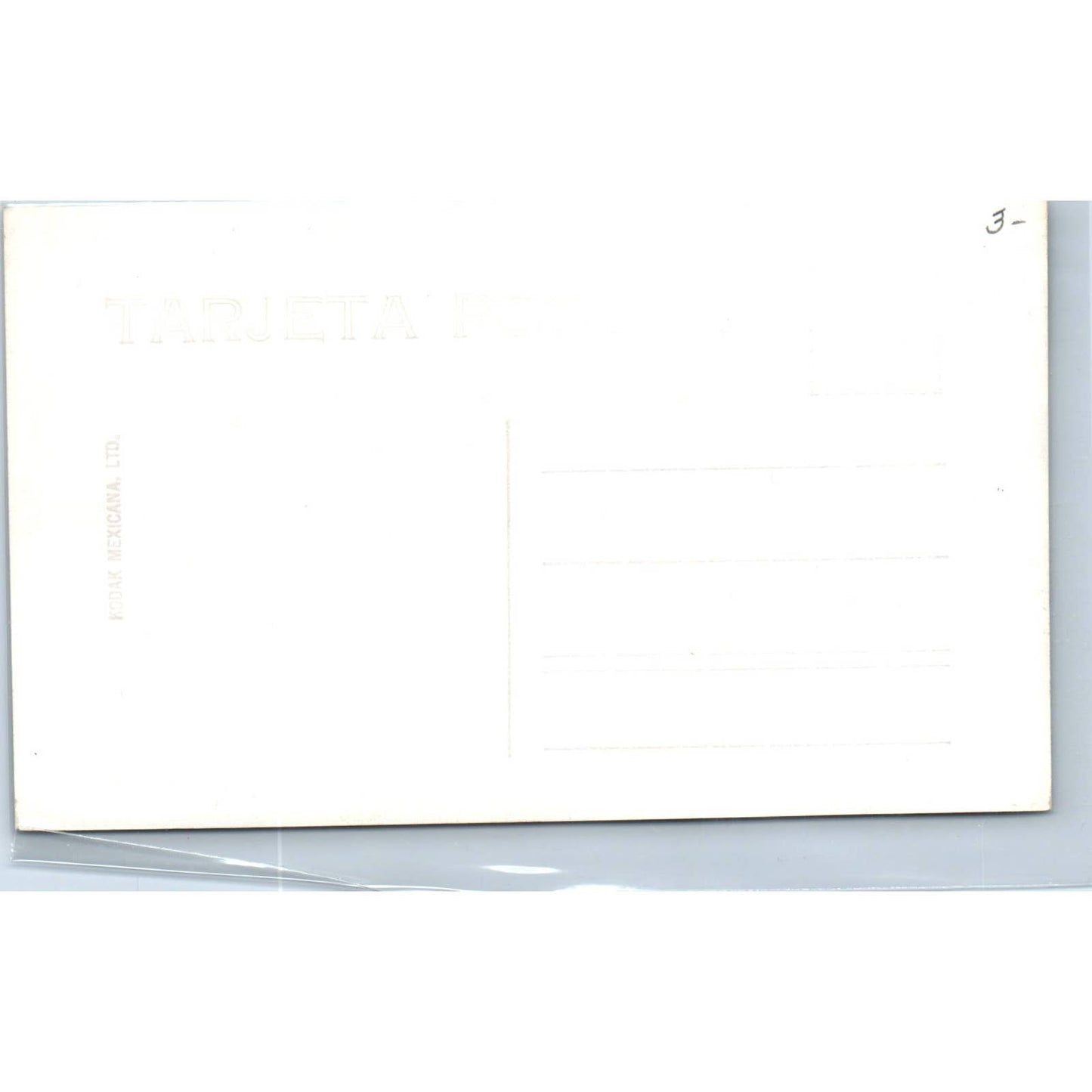 Temple of Quetzalcoatl, Teotihuacán, Mexico - Original RPPC Postcard TJ7-MP