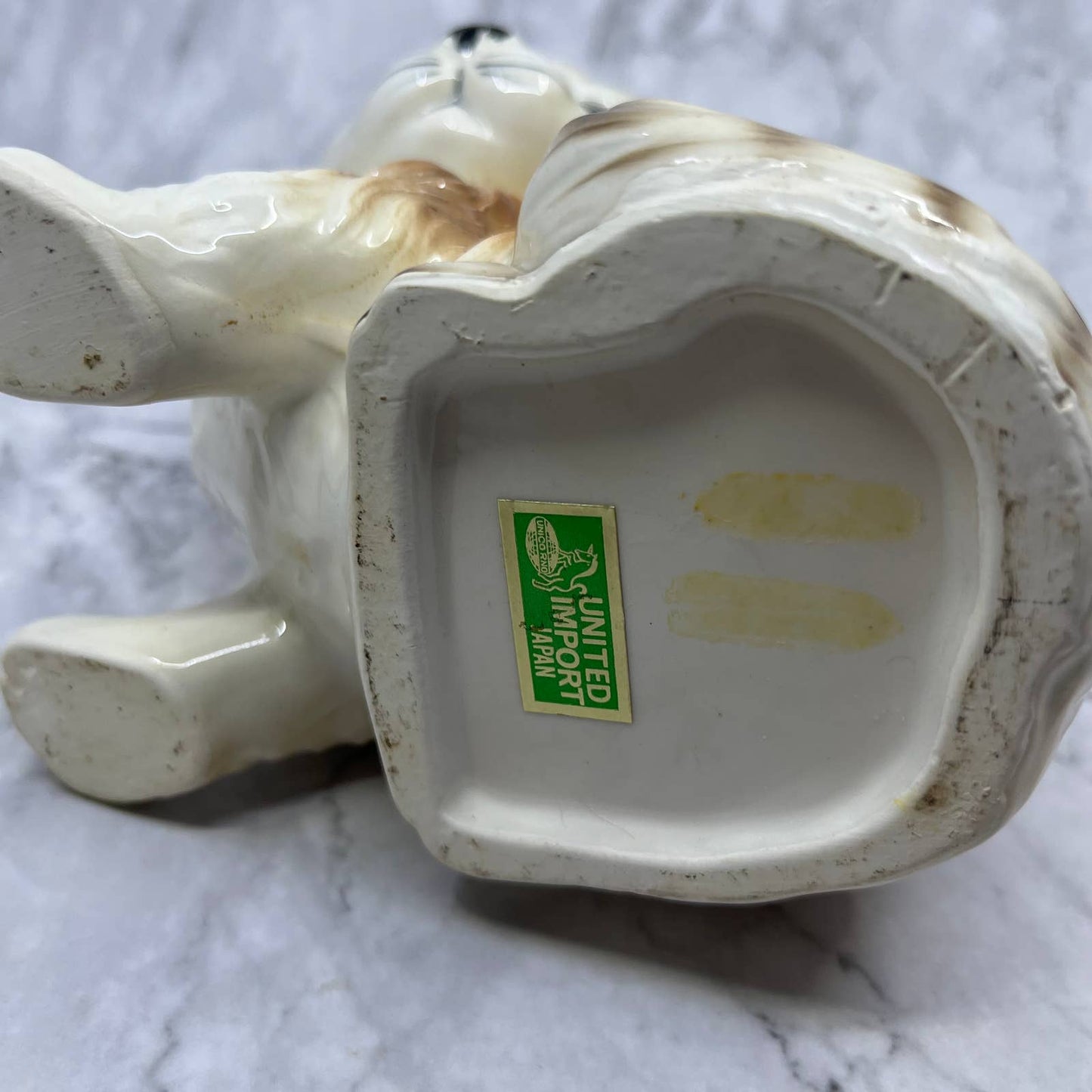 1970s Retro Tabby Cat Ceramic Planter 5x6" United Import TE2
