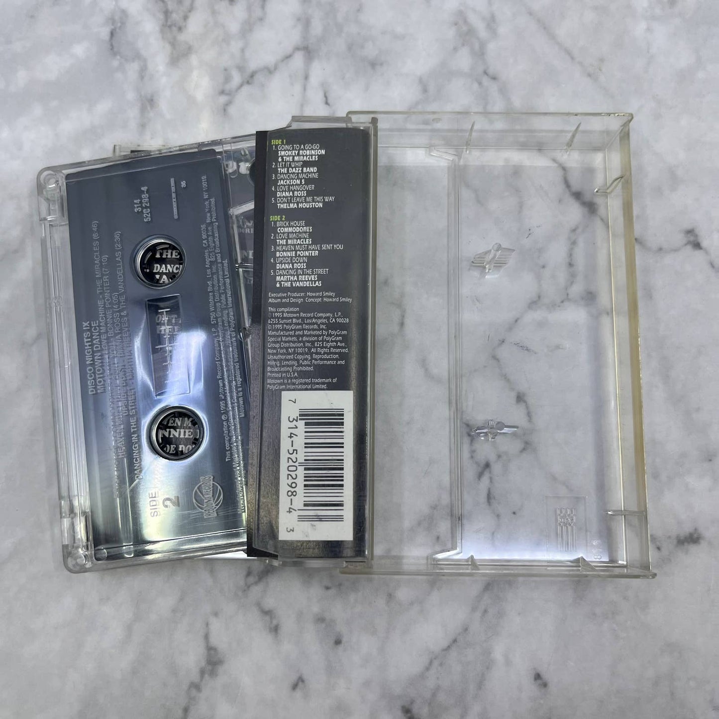 Vintage Disco Nights 9: Motown Dance Music Cassette Tape TI8-3