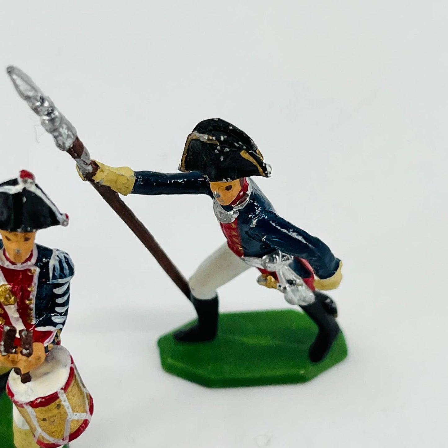 Vintage Revolutionary War Colonial Soldier Painted Lead Toys SB5
