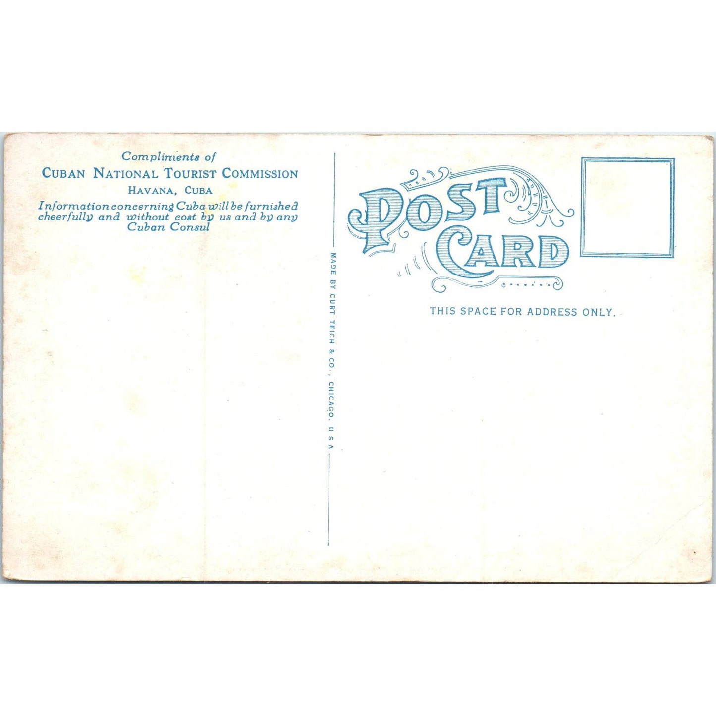 US Naval Station Guantanamo Cuba Original Postcard TK1-P16