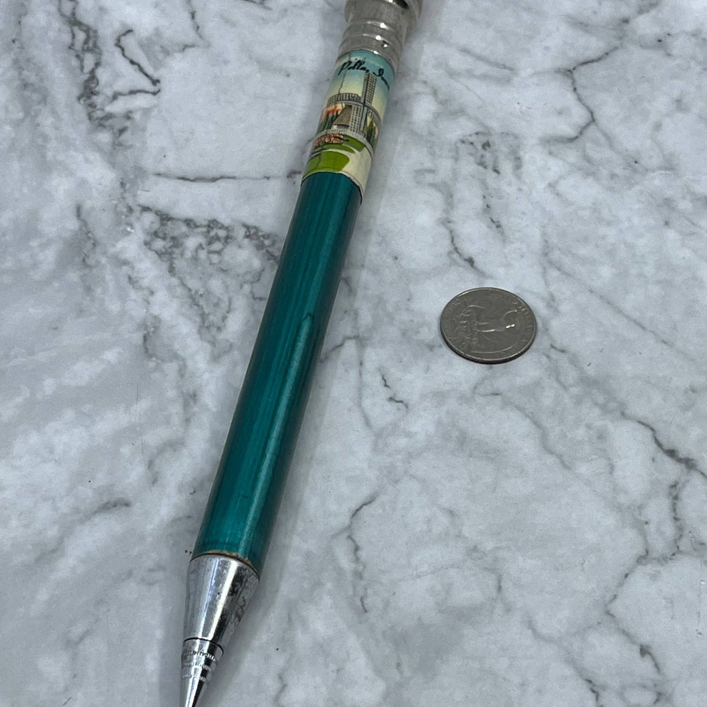Vintage GIANT Souvenir Mechanical Pencil Pella Iowa 10” SE6