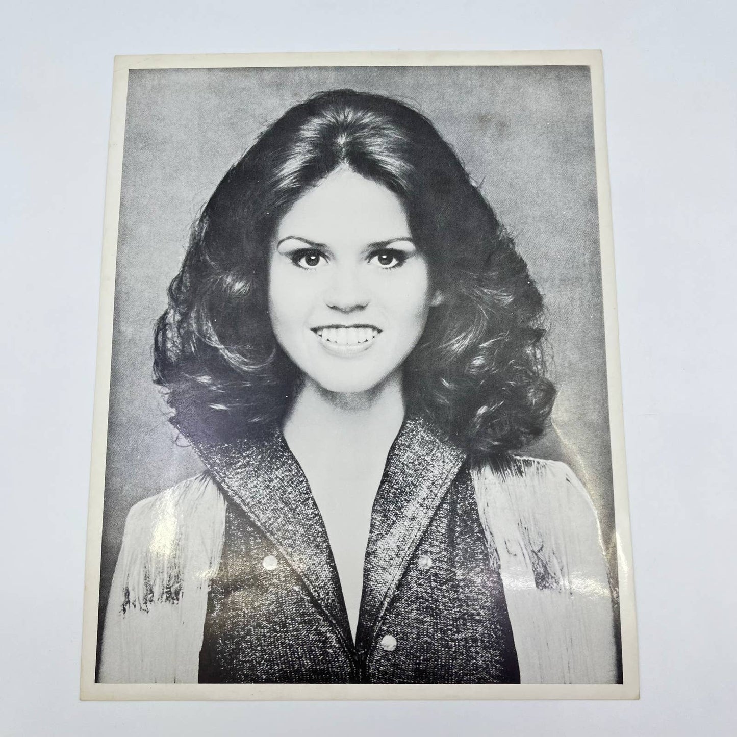 Vintage Marie Osmond Head Shot Portrait Black & White 8x10 AB4-22