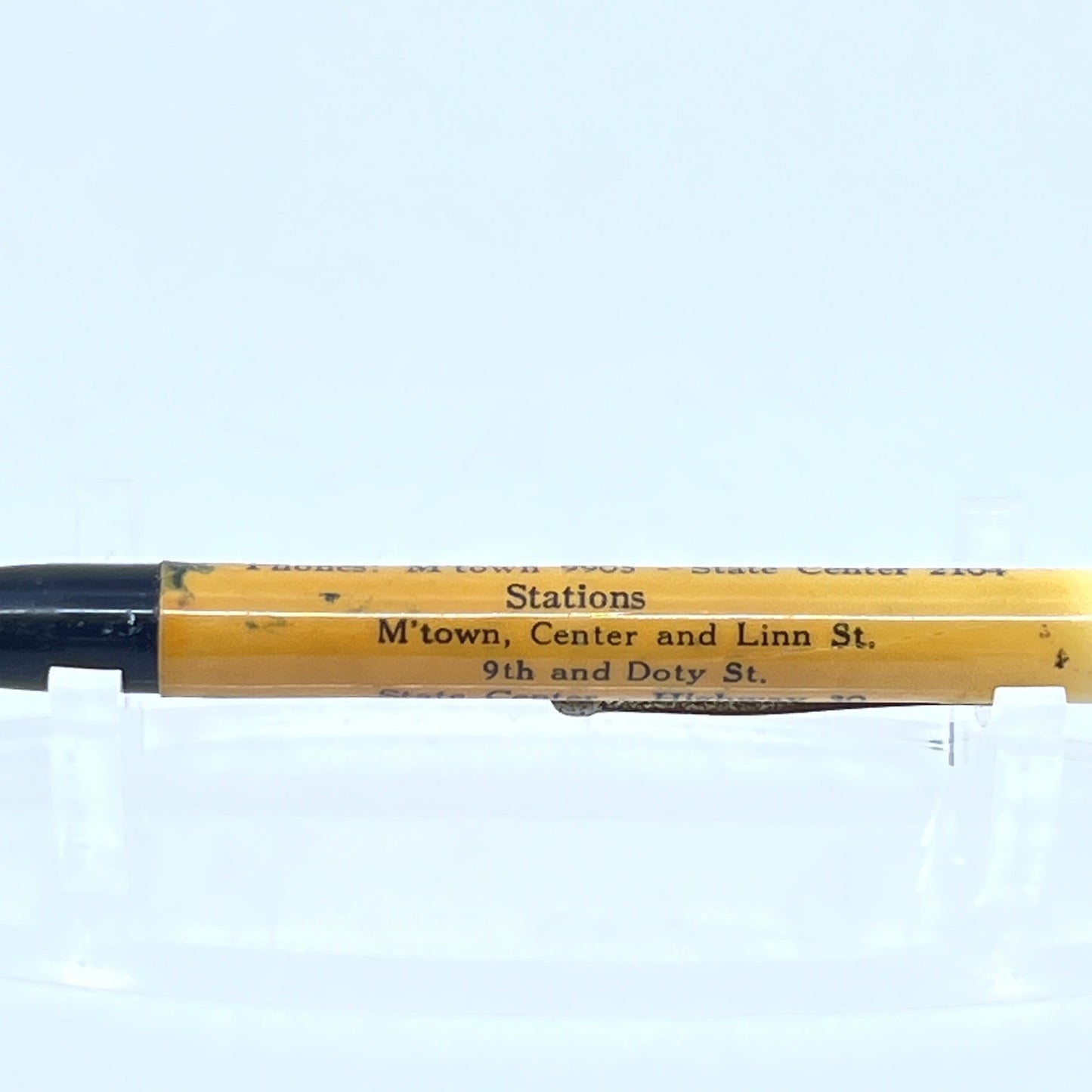 Vintage Mechanical Pencil Eggers Deep Rock Service State Center Iowa SE9