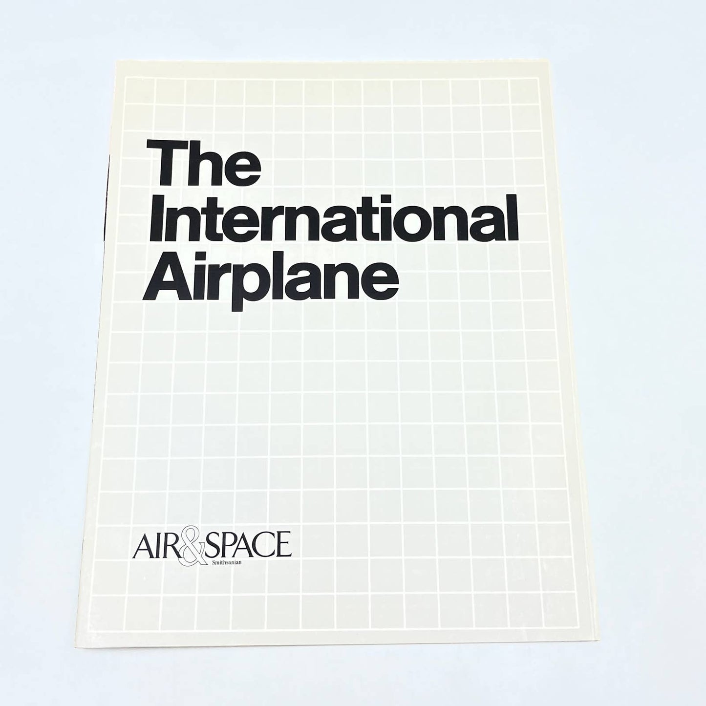 Vintage Air & Space The International Airplane Fold Out Poster 19x28" TG1