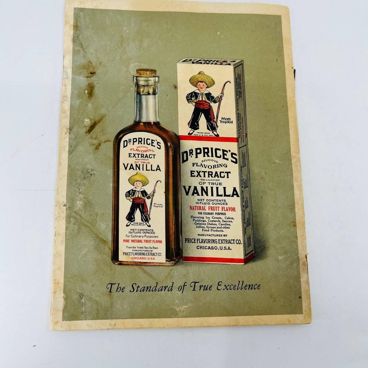 1928 Dr.Price’s Delicious Desserts & Candies Cookbook Chicago IL EA1